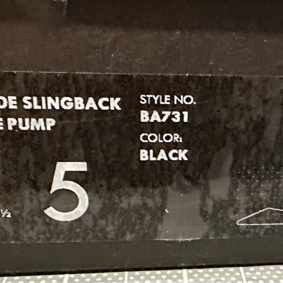 Jcrew sling back pumps in black suede. Size 5. - Picture 5 of 6